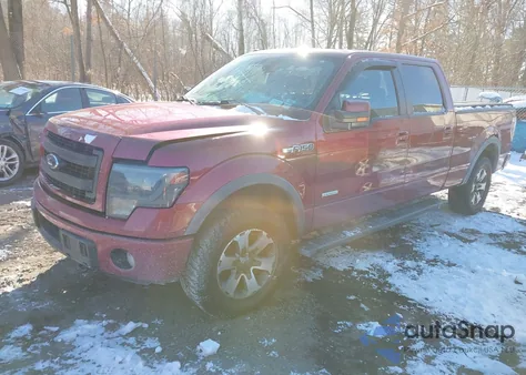 2014 Ford F-150 Fx4 z USA, uszkodzony, nr VIN 1FTFW1ET3EFA60666